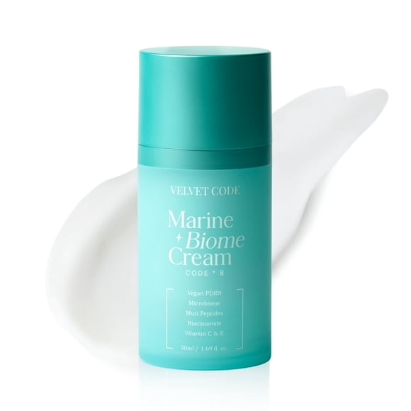 Crema hidratante Velvet Code 50 ml Marine Biome vegana