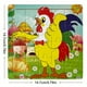 thumbnail image 1 of 5.79in/14.7cm 20pcs/pack Wooden Puzzle Cartoon Animals Car Letter Number Pattern Jigsaw Puzzles Game, Kids Educational Learning Toys For Children, 1 of 5