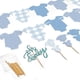 thumbnail image 5 of Kit de decoración para fiestas con diseño de body azul para baby shower para niño, 5 of 7