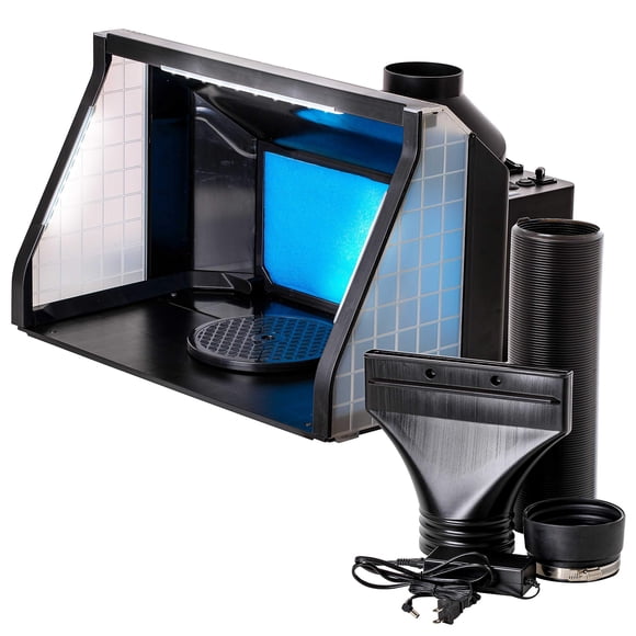 Aerógrafo portátil Spray Booth Master Airbrush con luces LED
