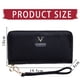 thumbnail image 5 of Cartera de mujer, cartera larga con cremallera para estudiante, cartera informal, cartera para teléfono móvil, cartera moderna para mujer, 5 of 5