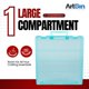 thumbnail image 4 of Caja de Almacenamiento ArtBin 39 × 36 × 9 cm Aqua de 1 Compartimento, 4 of 9
