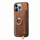 thumbnail image 4 of Funda Magnética Para Iphone 14 Pro Max Con Billetera Y Anillo Protector Resistente Marrón, 4 of 6