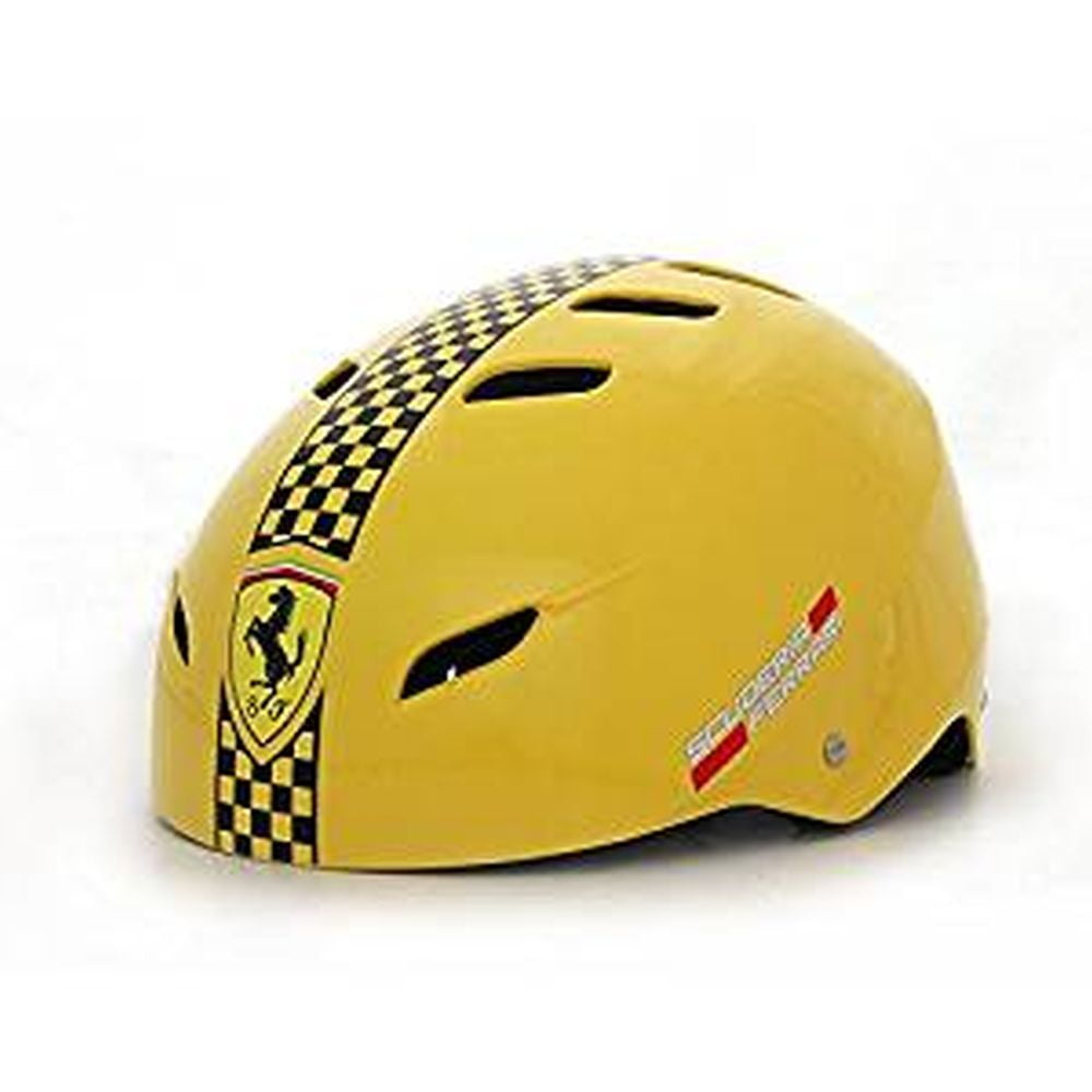 Ferrari - Casco Con Ajustador Amarillo-m