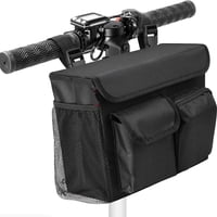 Xusx111 - Bolsa De Scooter De Movilidad - Conveniente Bolsa Organizadora Con Bolsillo Portátil De 14 Pulgadas Y Soportes De Copa (Bolsa Negra, Cebolla)
