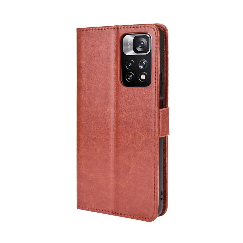 Foxdock - Funda Tipo Libro Para Xiaomi Poco X4 Nfc, Cartera Todo‑en‑uno, Funda Multifuncional Con Tarjetero Y Correa De Muñeca Desmontable