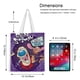 thumbnail image 5 of The Ren & Stimpy Show Bolso de tela con estampado de lienzo para mujer, bolsa de compras reutilizable y estética, con cremallera interior, regalo para mujer, 35 × 40 cm., 5 of 6