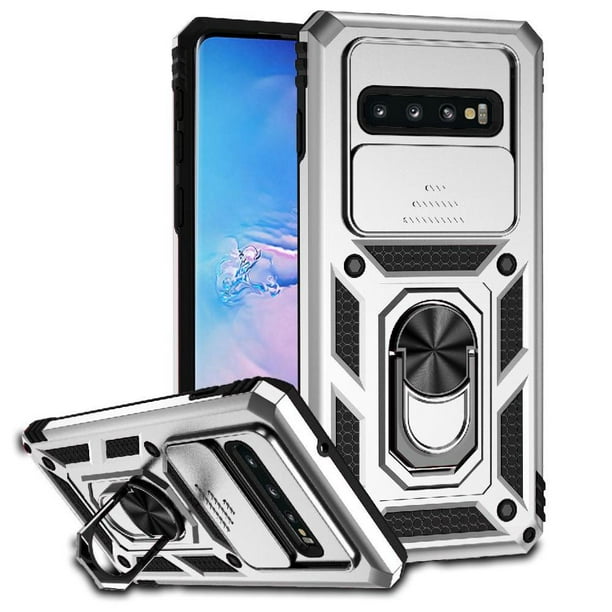 Estuche GANGXUN para Samsung Galaxy S10 Plus, soporte giratorio 360°, estilo mecánico y magnético