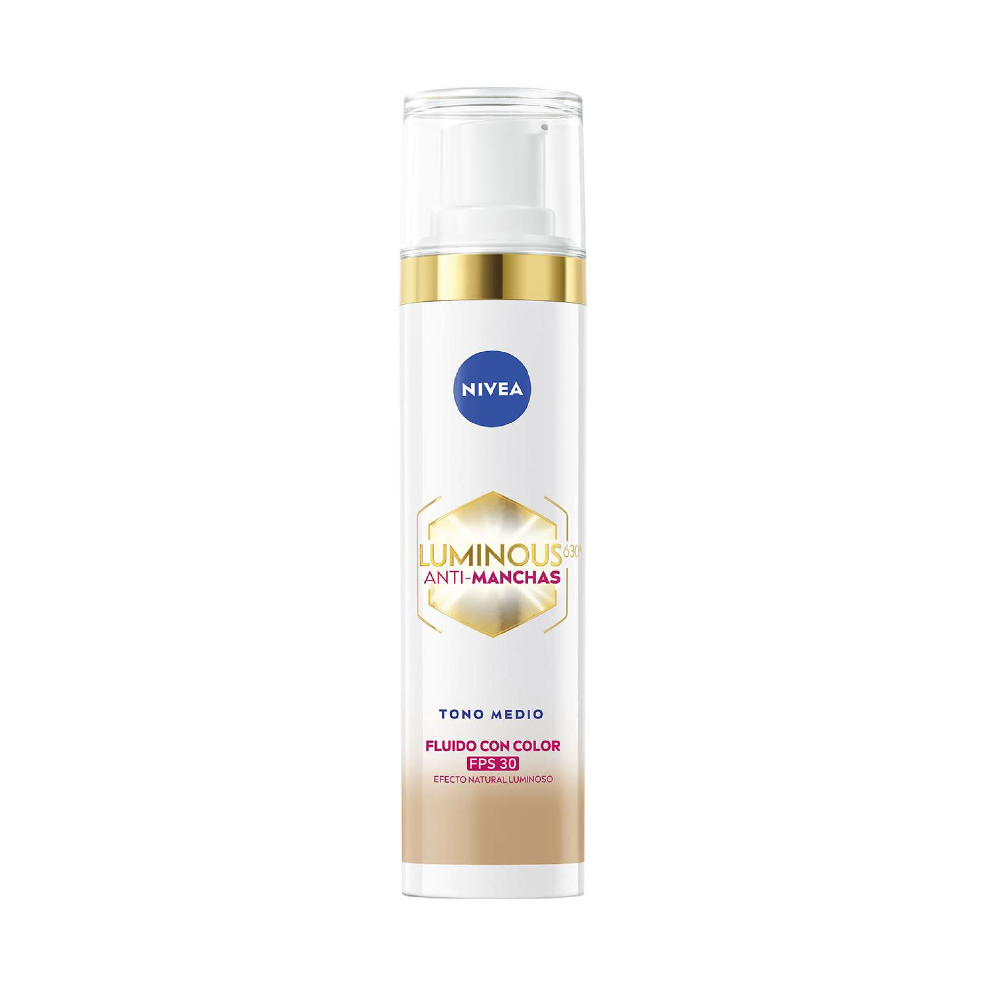 Fluido Facial Nivea Luminous Tono Medio