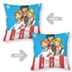 thumbnail image 2 of Los Niños de la Libertad Fundas de almohada de terciopelo con tema, regalos de funda de almohada, decoración para el hogar, cojín de lanzar, regalo de cumpleaños para fans y parejas.61*61cm., 2 of 6
