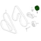 thumbnail image 2 of Polea Guia Correa Central Ford F-150 2016-2023 Original, 2 of 2