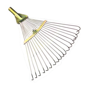 Ioensy - Rastrillo De Jardín Resistente Y Extensible De Ancho Para Limpieza De Jardines, Césped Y Parterres