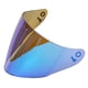 thumbnail image 1 of Lente De Visera De Casco De Motocicleta De Moda Para KYT GP Azul + Dorado, 1 of 5