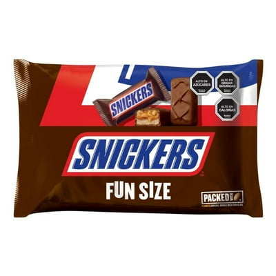 Barra De Chocolate Con Leche Fun Size 300 G Snickers