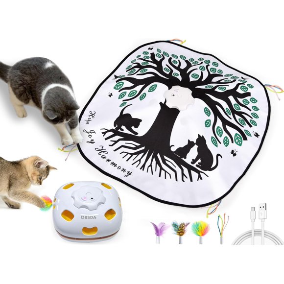 Kit de juguete interactivo recargable 4 en 1 para gatos ORSDA