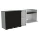 thumbnail image 1 of Mueble Superior De Cocina 2 Puertas 60.2x150x40 Cm Blanco Y Negro, 1 of 3