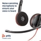 thumbnail image 4 of Auriculares Plantronics Blackwire C3220 estéreo negros con cable, 4 of 6