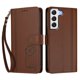 thumbnail image 3 of Funda Cartera Trébol para Samsung Galaxy S22 5G con Ranuras Tarjetas y Carga Inalámbrica Marrón, 3 of 6