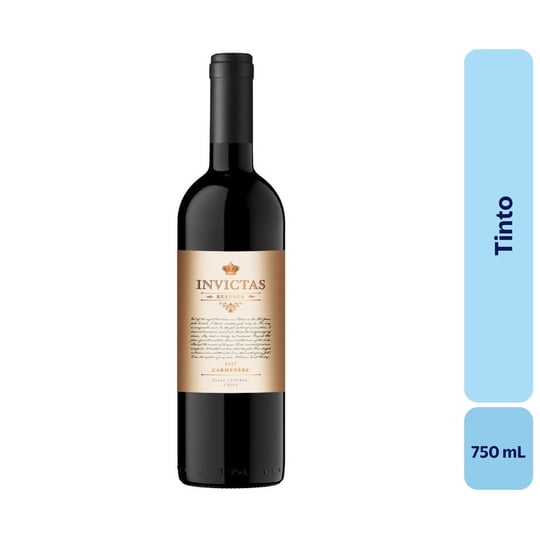 Vino Tinto Botella 750 mL Invictas
