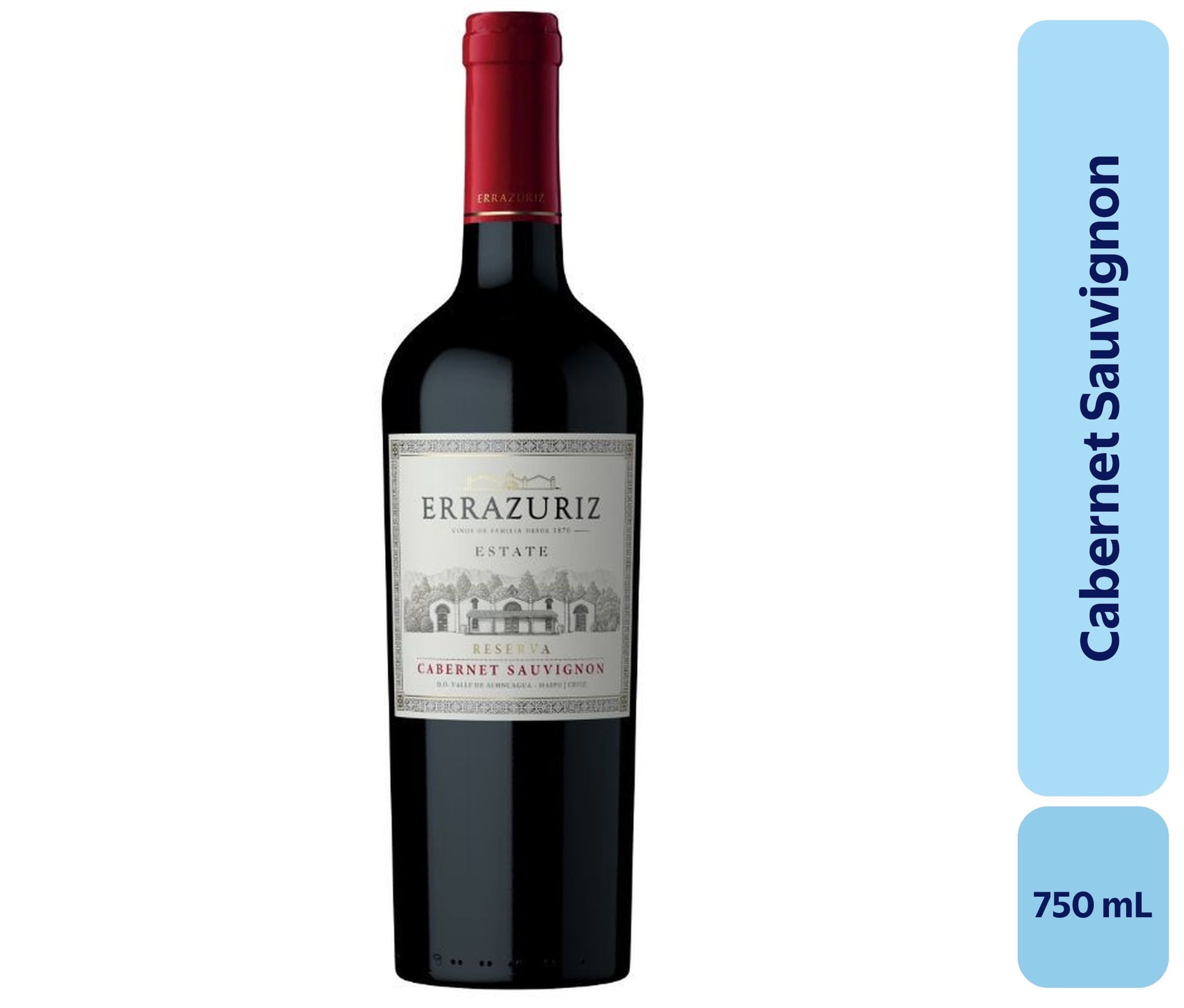 Vino Cabernet Sauvignon Botella 750 mL Errazuriz