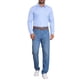 thumbnail image 2 of INSPIRE CHIC Camisas de Vestir de Manga Larga para Hombre con Patrón de Cuadros de Negocios XL Azul, 2 of 5