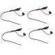 thumbnail image 4 of 4 Uds SAE Power 12V 300mm 10A 18AWG Enchufe De Cable De Extensión Para Panel Solar De Coche, 4 of 5
