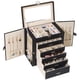 thumbnail image 1 of Caja de joyería BOOVO de 6 niveles y gran capacidad, 1 of 7