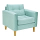 thumbnail image 2 of Sofa Retro 1c Felpa 01 Verde Agua, 2 of 6