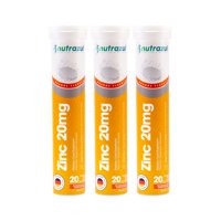 Nutrazul - Zinc 20 Mg - Pack 3 Unidades
