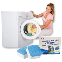 Movi - Set 12 Pastillas Para Limpiar Lavadora