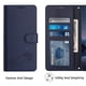 thumbnail image 5 of Funda tipo cartera FOXDOCK para Xiaomi Poco C71 con soporte, ranuras, RFID, diseño de gato, 5 of 5