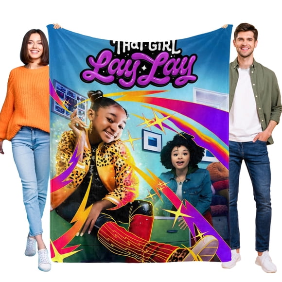 Esa Chica Lay Lay anti-pilling, suave, ligera, esponjosa y acogedora de lujo para hogar y cocina – Perfecta para niños y adultos,120X180cm
