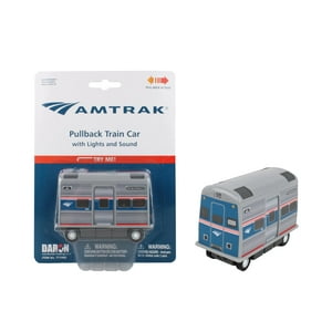 Vagón De Tren De Retroceso Daron Amtrak Tt7002 Con Luces Y Sonido