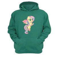 Genérico - Polerón Canguro Mi Pequeño Pony Verde Aguamarina Talla Xl Unisex