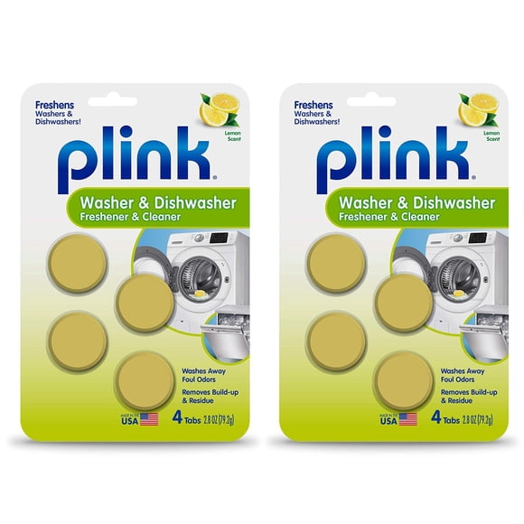 Ambientador y limpiador para lavadora y lavavajillas Plink con aroma a limón