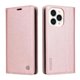 thumbnail image 3 of Funda Billetera de Cuero para iPhone 14 Pro con Tarjetero y Soporte - Tapa Magnética Rosa, 3 of 6