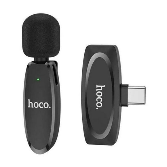 Microfono Lavalier Tipo C Inalambrico Negro