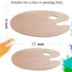thumbnail image 2 of Paleta de pintura de madera Gemerglity 30 × 20 cm – Pack de 12, 2 of 7