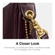 thumbnail image 4 of Bandolera COACH Natural Grain Leather Plaza para mujer, 4 of 6