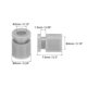 thumbnail image 2 of Uxcell 12 piezas M3x8mm RC Bolas de goma antivibración para controlador de vuelo Gris, 2 of 6