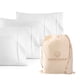 thumbnail image 1 of Juego de fundas de almohada Good Sleep Bedding, 1000 hilos, algodón egipcio blanco, 1 of 7