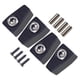 thumbnail image 1 of 4 Piezas De Bloqueo De Cuerdas De Guitarra Profesional Para Instrumentos Accesorios De Guitarra Eléctrica Negro, 1 of 3