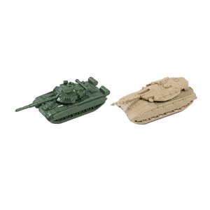 Bothyi - Rompecabezas De Modelo De Tanque A Escala 1:144 Para Adultos, Colección De Juguetes Educativos Mm1085, 2 Uds.
