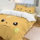 thumbnail image 1 of Pikachu Bed Duvet Cover Funny Anime Cartoon Bedding Sets Lightweight 3 Piece Comforter Sets, 1 of 5