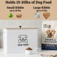 thumbnail image 3 of Contenedor hermético de comida para perros HB Design Co. 70 tazas, 3 of 9