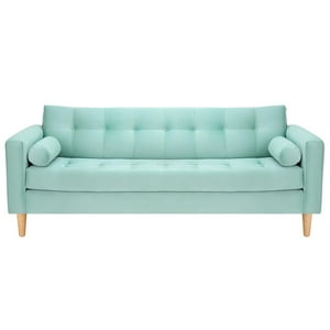 Bodevir - Sofa Retro 3Cg Felpa 05 Verde Agua