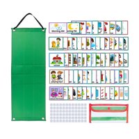 Bothyi - Kids Visual Schedule Calendar Visual Planner Tarjetas De Rutina Para Niños