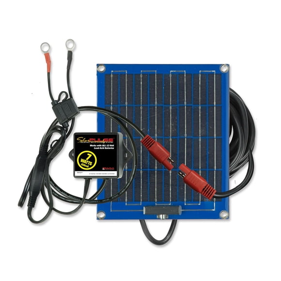 Mantenedor de Batería Solar PulseTech SP-7 7W Azul