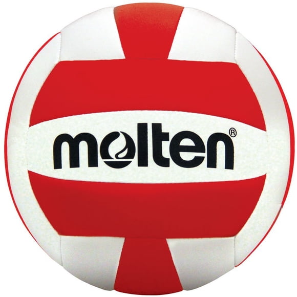 Volleyball Molten MS500-RED, rojo y blanco, talla oficial, suave