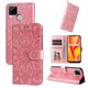 thumbnail image 2 of Funda tipo cartera FOXDOCK para Realme C12 , diseño girasol en relieve, cuero PU, cierre magnético, soporte y tarjetero, 2 of 5